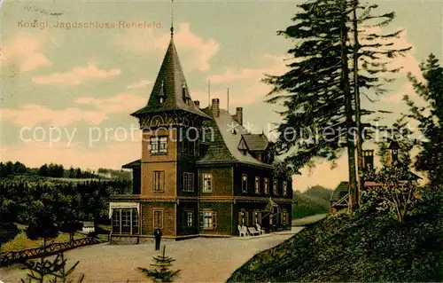 AK / Ansichtskarte  Rehefeld-Zaunhaus Koenigliches Jagschloss Rehefeld-Zaunhaus