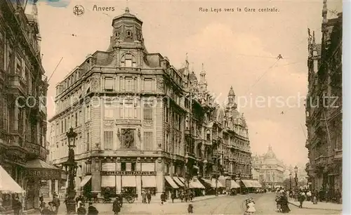 AK / Ansichtskarte  Anvers_Antwerpen Rue Leys vers la gare centrale Anvers Antwerpen