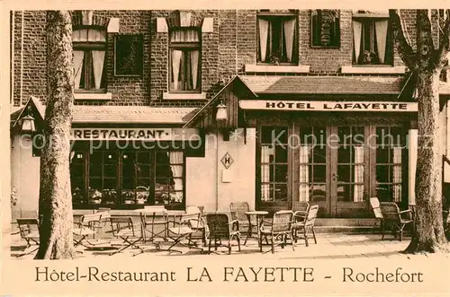 AK / Ansichtskarte  Rochefort__Belgie Hôtel Restaurant La Fayette 