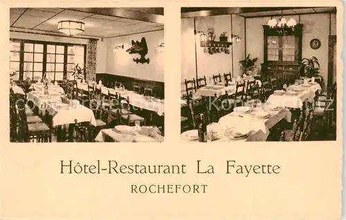 AK / Ansichtskarte  Rochefort__Belgie Hôtel Restaurant La Fayette 