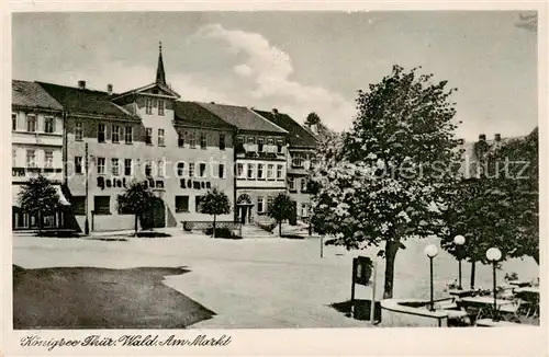 AK / Ansichtskarte  Koenigsee_Thueringen Am Markt Koenigsee Thueringen