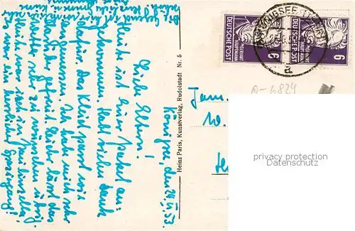 AK / Ansichtskarte  Koenigsee_Thueringen Am Markt Koenigsee Thueringen