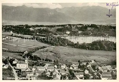 AK / Ansichtskarte  Seehausen_Staffelsee Fliegeraufnahme Seehausen_Staffelsee