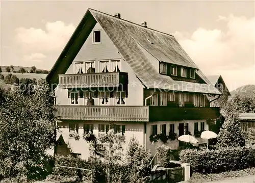 AK / Ansichtskarte  Hinterzarten Fremdenheim Klingele im Schwarzwald Hinterzarten