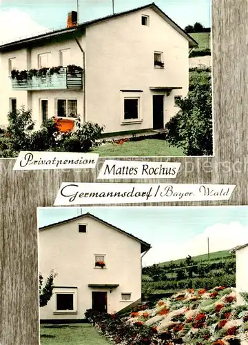 AK / Ansichtskarte 73851518 Germannsdorf_Hauzenberg Pension Mattes Rochus im Bayerischen Wald 