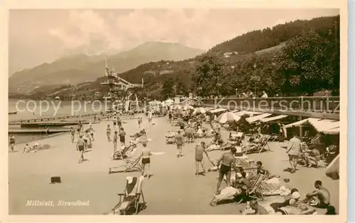 AK / Ansichtskarte 73851522 Millstatt_Millstaettersee_Kaernten_AT Strandbad 