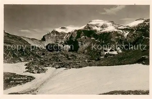 AK / Ansichtskarte  Panixerhuette_Pigniu_GR mit Vorab Panorama 