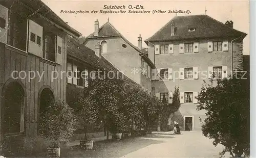 AK / Ansichtskarte  Sulzbach_Soultzbach-les-Bains_68_Haut-Rhin Erholungsheim der Rappoltsweiler Schwestern 