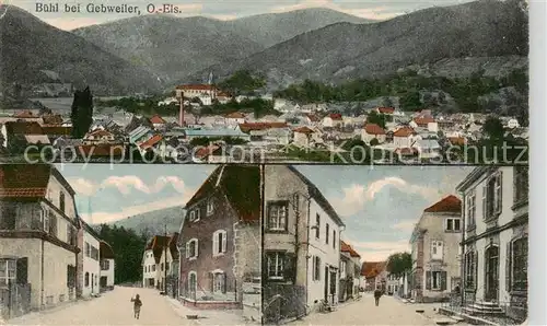 AK / Ansichtskarte  Gebweiler_Guebwiler_68_Haut-Rhin_Alsace Panorama Strassenpartien 