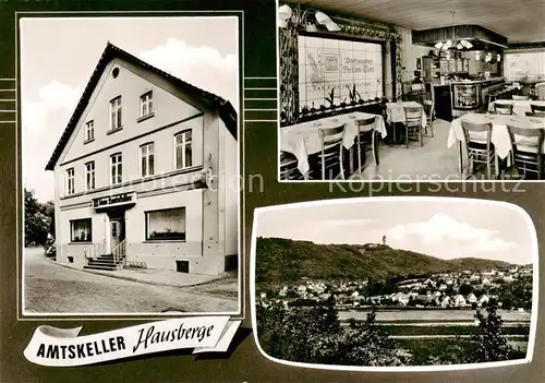 AK / Ansichtskarte  Porta_Westfalica Gasthaus Amtskeller Hausberge Panorama Porta_Westfalica