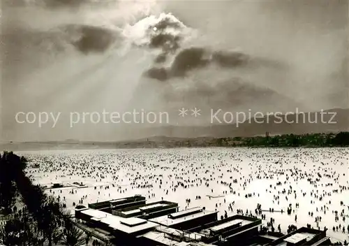 AK / Ansichtskarte  Zuerichsee_ZH Gfroerni Gefrorener See Zuerichsee ZH