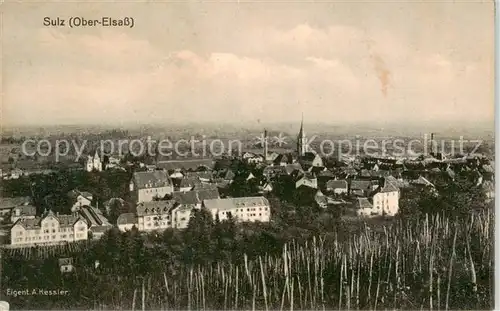 AK / Ansichtskarte  Sulz_68_Elsass Panorama Feldpost 