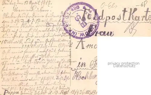 AK / Ansichtskarte  Sulz_68_Elsass Panorama Feldpost 