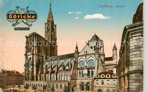 AK / Ansichtskarte  Strasbourg_Strassburg_67_Bas-Rhin Muenster 