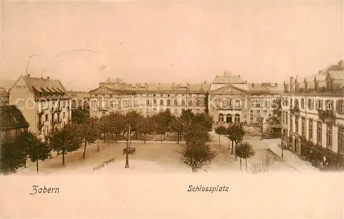 AK / Ansichtskarte  Zabern_Saverne_67_Alsace Schlossplatz 