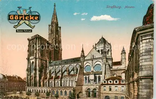 AK / Ansichtskarte  Strassburg__Strasbourg_67_Bas-Rhin Muenster 