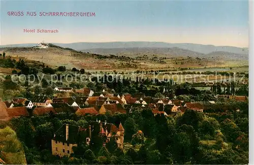 AK / Ansichtskarte  Scharrachbergheim-Irmstett_67_Bas-Rhin Hotel Scharrach Panorama 