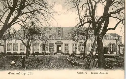 AK / Ansichtskarte  Weissenburg_Wissembourg_67_Alsace Geisberg Innere Ansicht 