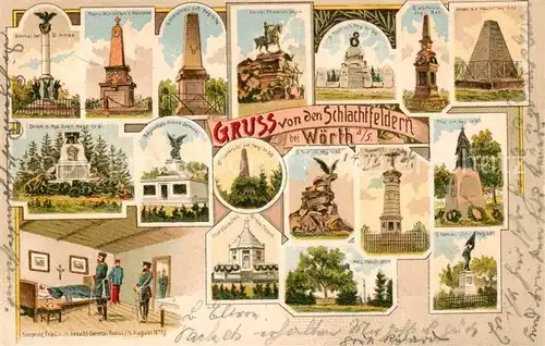 AK / Ansichtskarte  Woerth__Sauer_67_Alsace Vue partielle 