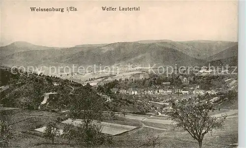 AK / Ansichtskarte  Weissenburg_Wissembourg_67_Alsace Weiler Lautertal Panorama 