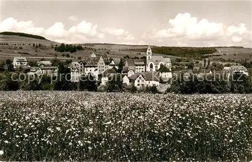 AK / Ansichtskarte  Blumenfeld Panorama Blick ueber Blumenwiese Blumenfeld