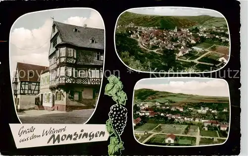 AK / Ansichtskarte  Monzingen Fachwerkhaus Altstadt Fliegeraufnahmen Monzingen