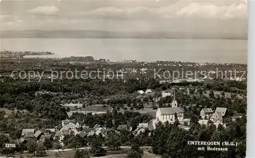 AK / Ansichtskarte  Untereggen Panorama Blick ueber den Bodensee Untereggen