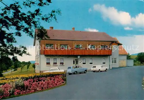 AK / Ansichtskarte 73851783 Mosbach_Fulda Gasthaus Zur hohen Rhoen Mosbach Fulda