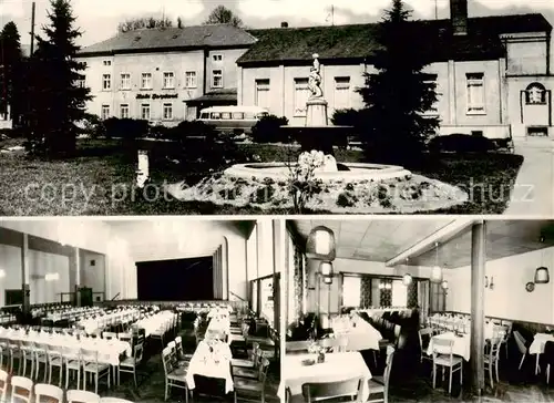 AK / Ansichtskarte  Wilthen Betriebsferienheim der Dresdner Brauerei HO Gaststaette Haus Bergland Handabzug Wilthen