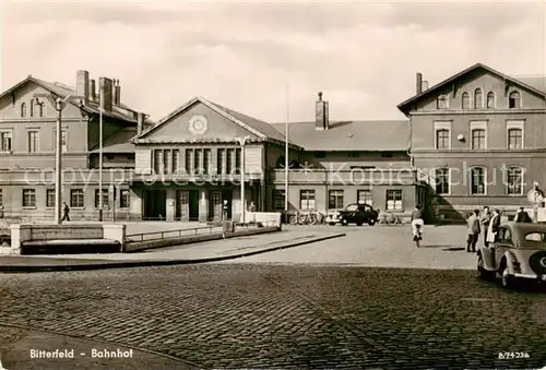 AK / Ansichtskarte  Bitterfeld Bahnhof Bitterfeld