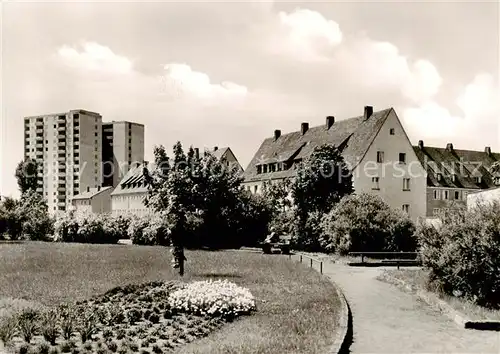 AK / Ansichtskarte  Lauf_Pegnitz Wohnsiedlung Hochhaus Lauf Pegnitz