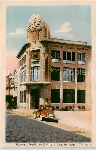 AK / Ansichtskarte  Montceau-les-Mines Hotel des Postes Montceau-les-Mines