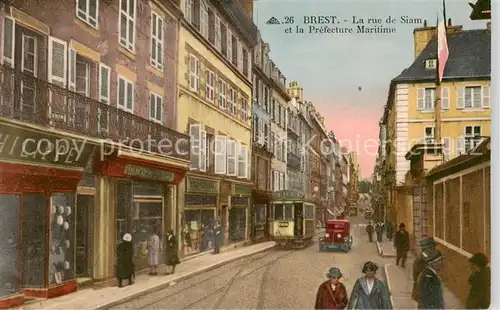 AK / Ansichtskarte  Best_NL La rue de Siam et la Prefecture Maritime