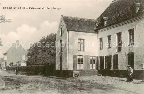 AK / Ansichtskarte  Bac-Saint-Mur_Sailly-sur-la-Lys_62_Pas-de-Calais Estaminet du Fort Rompu 