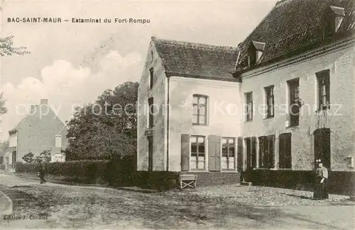 AK / Ansichtskarte  Bac-Saint-Mur_Sailly-sur-la-Lys_62_Pas-de-Calais Estaminet du Fort Rompu 