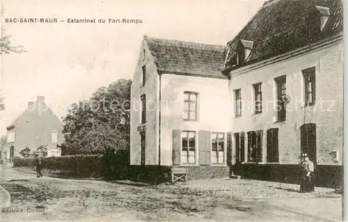 AK / Ansichtskarte  Bac-Saint-Mur_Sailly-sur-la-Lys_62_Pas-de-Calais Estaminet du Fort Rompu 