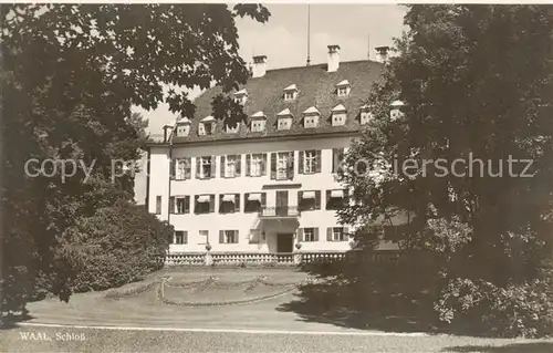 AK / Ansichtskarte  Waal_Allgaeu Schloss Waal Allgaeu