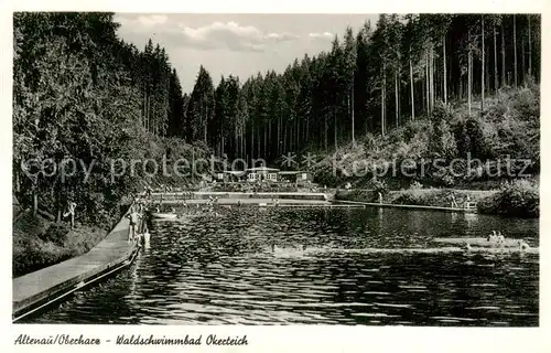 AK / Ansichtskarte 73851865 Altenau_Harz Waldschwimmbad Okerteich Altenau Harz