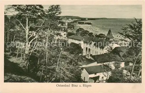 AK / Ansichtskarte  Binz_Ruegen Panorama Binz_Ruegen