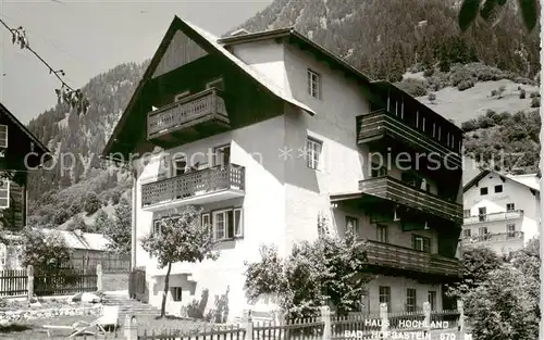 AK / Ansichtskarte  Bad_Hofgastein_AT Haus Hochland 