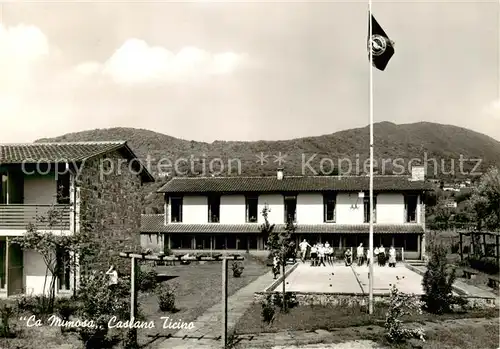 AK / Ansichtskarte  Caslano_TI Ca Mumosa