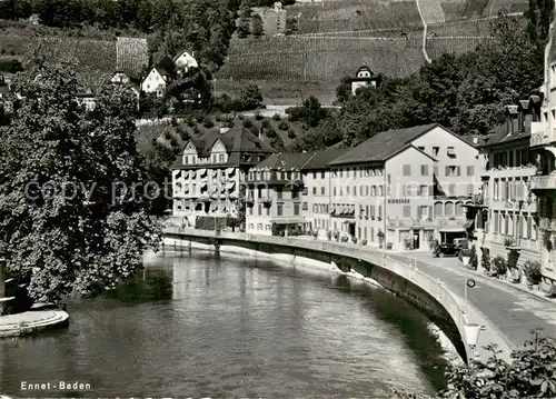 AK / Ansichtskarte  Ennet-Baden_Ennetbaden_AG Uferstrasse 