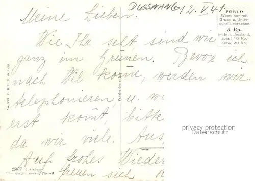 AK / Ansichtskarte  Dussnang_TG Panorama 