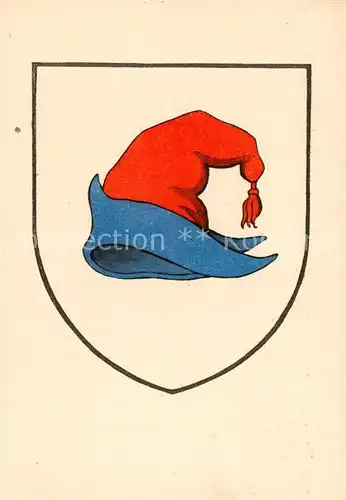 AK / Ansichtskarte  Gebweiler_Guebwiler_68_Haut-Rhin_Alsace Wappen der Stadt Zeichnung 