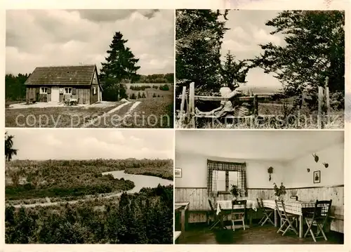 AK / Ansichtskarte  Kloster-Lechfeld_Klosterlechfeld Oskar Weinert Huette Gaststube Panorama  