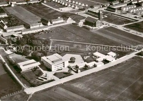 AK / Ansichtskarte  Muenchen Volksschule an der Hugo Wolfstrasse Fliegeraufnahme Muenchen