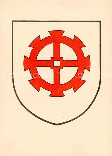 AK / Ansichtskarte  Muelhausen_Elsass Stadtwappen Muelhausen Elsass