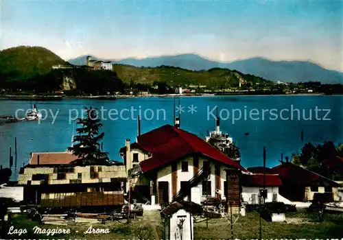 AK / Ansichtskarte  Arona_Lago_Maggiore_IT Panorama 