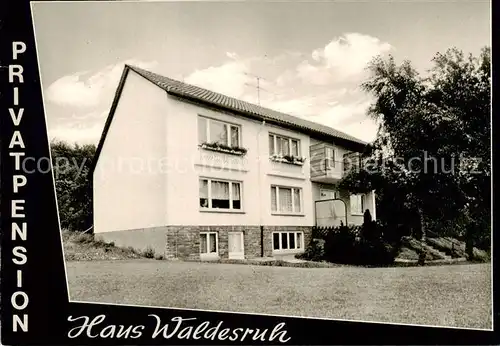 AK / Ansichtskarte 73852052 Unsen Haus Waldesruh Privatpension Unsen