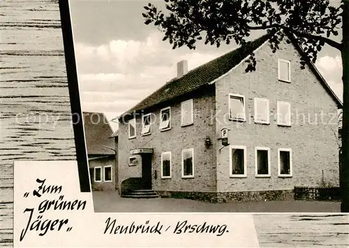 AK / Ansichtskarte 73852062 Neubrueck_Braunschweig Gasthaus Zum gruenen Jaeger Neubrueck Braunschweig